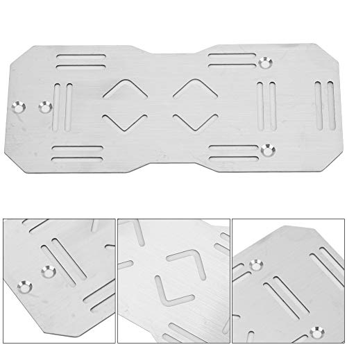 RC Car Battery Mount, Secure Fixing Stainless Steel Tray with Nylon Tie for RC Crawler Off-Road Enthusiasts and Model Builders
