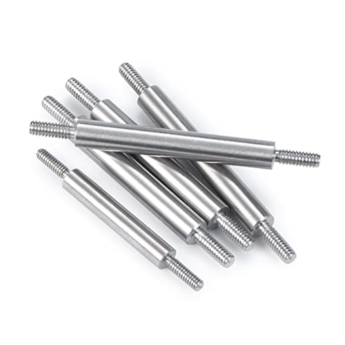 RC Stainless Steel Suspension Links Chassis Linkage Set for Kyosho Mini Z 4x4 1/18 Scale Jimny 1/24 Scale Wrangler