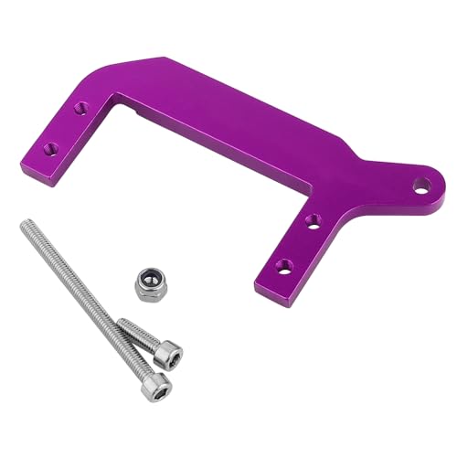 TRX4 CNC Servo Mount Brackets Stand,Axle SOA Mount 4-Link Suspension for TRX-4 1/10 RC Crawler Metal Upgrades (Purple)+51322032 - color: Purple