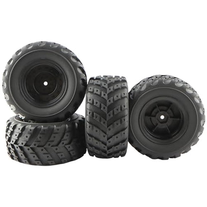 4 Packs RC Cars Tires Wheels Spare Parts 90115 for 1:12 Bruhless Brushed 903 HM121 YC300 RC Car Trucks(4 PCS) - color: 4 Pcs
