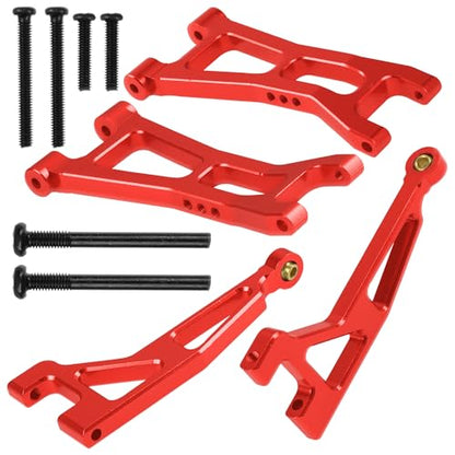 Metal Steering Rod Servo Linkages Turnbuckle & Aluminum Swing Arms & Steering Knuckle Kit & Shock Absorbers & Shock Tower