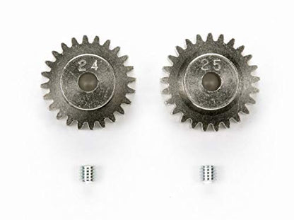 TAMIYA AV Pinion Gear Set 24T25T TT01/CR01 TAM50477 Gears & Differentials