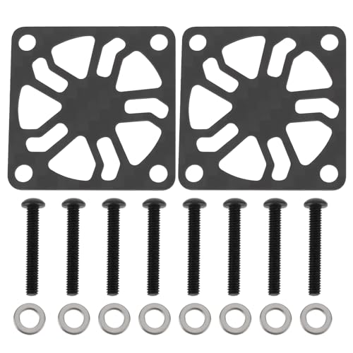 ECSiNG 2Pcs Carbon Fiber RC Motor Cooling Fan Cover 30mm x 30mm for ESC Motor Heatsink