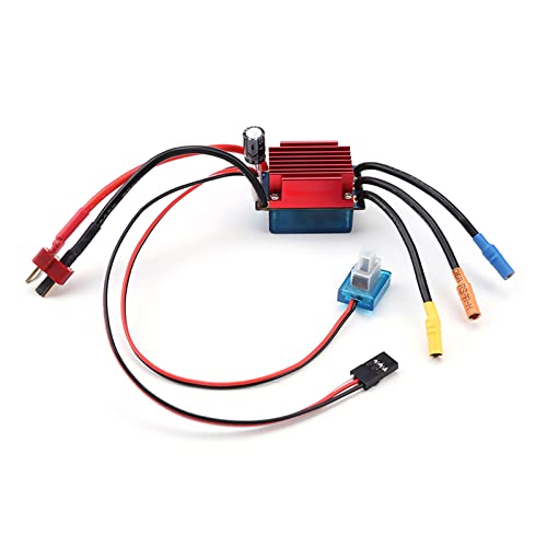 RC 35A Brushless ESC, Sensorless Brushless Motor Brushless Electric Speed Controller for 1/16 1/18 RC Car Truck Accessory
