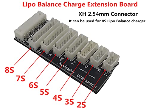 Lipo Battery Balance Board 2-8S Charge Board Extention Expansion Board Adapter Converter for XH Connector Balance Board