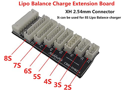 Lipo Battery Balance Board 2-8S Charge Board Extention Expansion Board Adapter Converter for XH Connector Balance Board