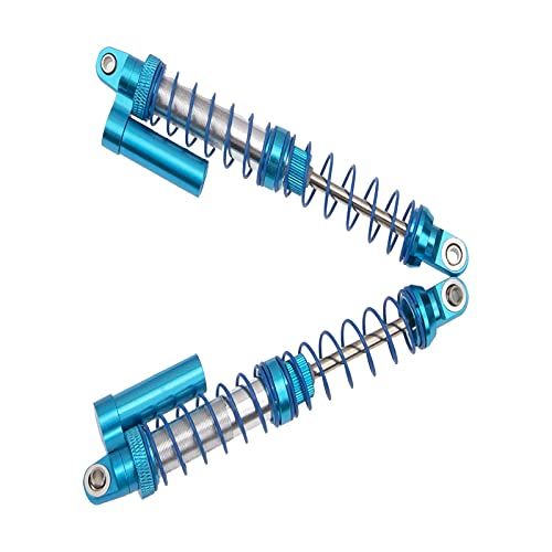 2Pack ShareGoo Aluminum Shocks Absorber Dampers Assembled for Redcat Axial SCX10 RC4WD D90 Traxxas TRX4 1/10 RC Crawler Truck ((90mm-Hole Center to Hole Center))