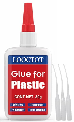 LOOCTOT 30g Plastic Glue,3D Printer Thin Glue,Adhesive for Legos&Miniatures,Toy Car,ABS,PVC;Super Instant Glue Bonding Between Plastics, Waterproof Clear - style: Plastic Glue
