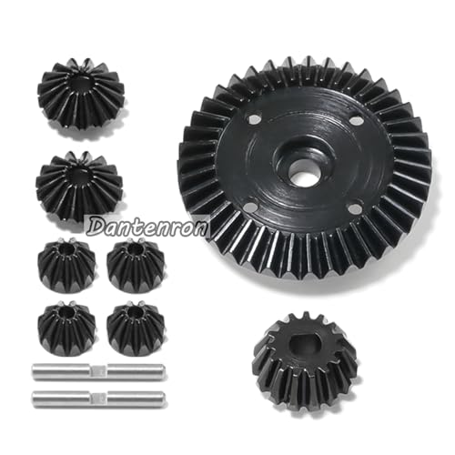 RC TT-02 Steel Differential Drive Gear Set Kit Upgraded Parts Compatible with Tamiya TT02 TT02B XV02 1/10 On Road Touring Rally Racing Drift Car Upgrade Parts