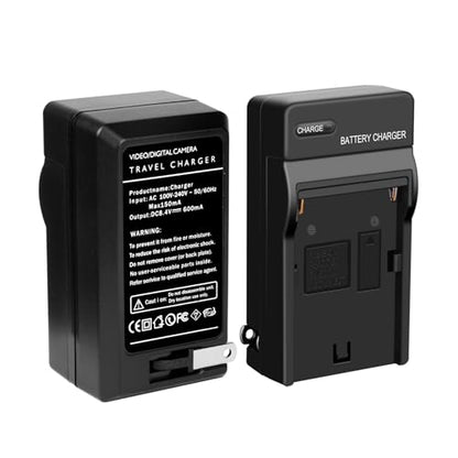 GVM 2 Packs NP-F750 Replacement Batteries 7.2V 4400mAh with Dual Travel Chargers, Compatible with NP-F550/570/750/770/960/970/DCR/DSR/HDR/FDR/HVR/HVL Camera Camcorder LED Video Light Slider Monitor