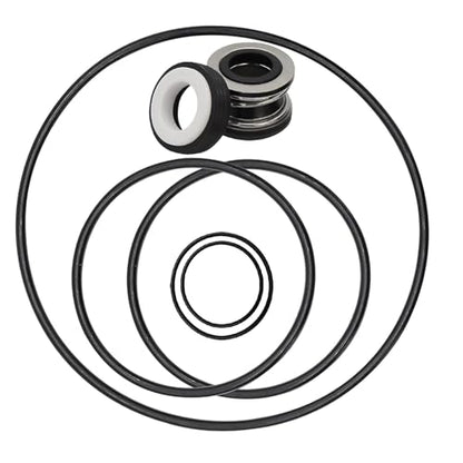 O-Ring Rebuild Repair Kit Compatible with P-entair Challenger GO-KIT5 Pool Pump, Includes 5 O-Rings & PS-200 Shaft Seal, Fit for Pac-Fab Challenger Pumps