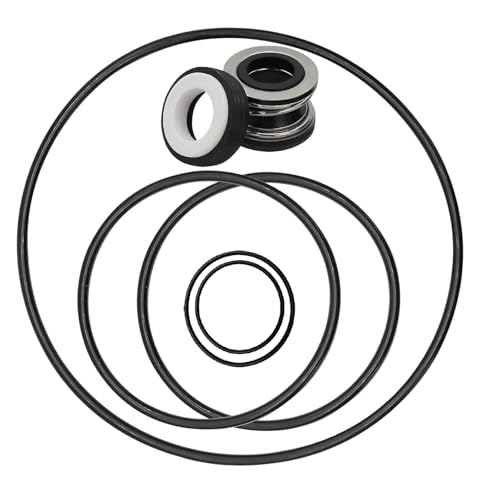O-Ring Rebuild Repair Kit Compatible with P-entair Challenger GO-KIT5 Pool Pump, Includes 5 O-Rings & PS-200 Shaft Seal, Fit for Pac-Fab Challenger Pumps