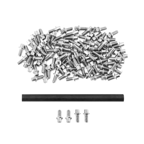 INJORA 100Pcs M1.4 * 3.1mm Stainless Steel Screws for INJORA 1.0" Wheels