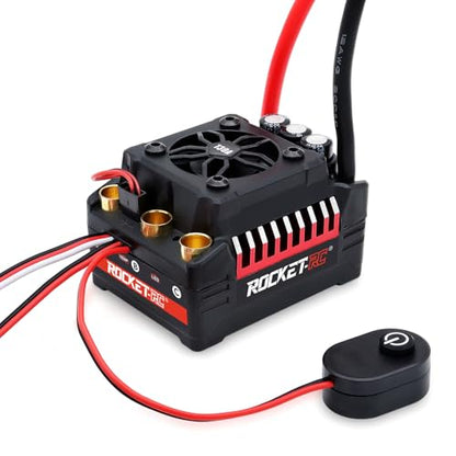 Surpass Hobby Supersonic V2 130A ESC Motor Over-Heat Protection Brushless Esc with Plug for 1/8 RC Car - style: 130A