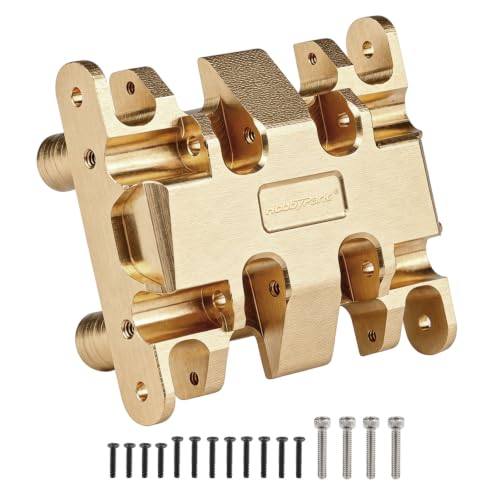 Hobbypark Brass Skid Plate Counterweight for Axial SCX30 1/30 RC Crawler, Heavy Weight Chassis Upgrade, Low Center of Gravity, Anti-Rollover, RC Crawler Brass Parts