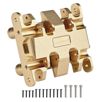 Hobbypark Brass Skid Plate Counterweight for Axial SCX30 1/30 RC Crawler, Heavy Weight Chassis Upgrade, Low Center of Gravity, Anti-Rollover, RC Crawler Brass Parts
