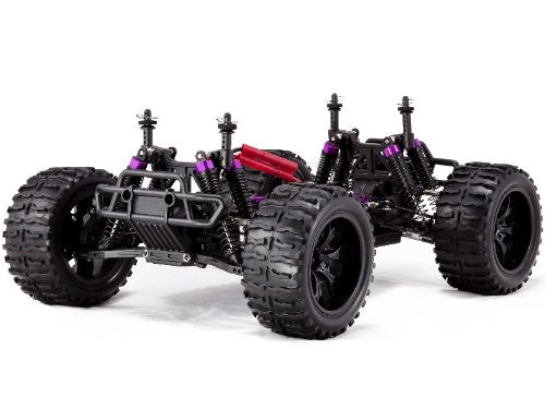 Redcat Racing Volcano EPX 1/10 Scale Electric RC Monster Truck – 4WD RC Truck with 2.4GHz Radio, Waterproof Electronics, 19T Brushed 550 Motor, Battery & Charger, Red