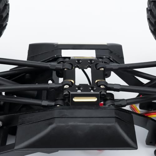 RCHUBAM RC Center Skid Plate Protection with Screw for 1/18 Redcat Ascent | Aluminum,26g Weighted Skid Plate,Counterweight Upgrade Parts