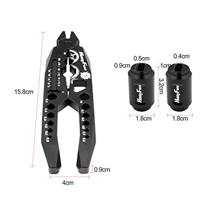 Metal Shock Absorber Pliers Rod Ball Clamp & Ball Joint Wrench Multi-Function RC Tool Combo Set for 1/8 1/10 RC Car