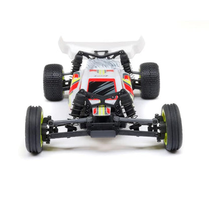 Helidirect Losi RC Car Micro-B 2WD Brushed Mini RC Buggy 1/24 Scale RTR Assemble Kit - Remote Control Car, RC Cars, Micro Racing RC Buggy 1/24 Scale (White - LOS00007T1) - color: White - Los00007t1
