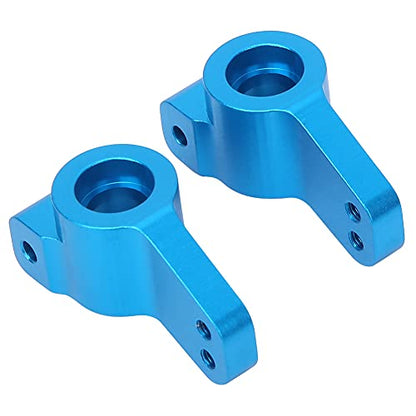 Aluminum Alloy Rear Hub Axle Carrier Replacement for ECX 2WD 1/10 RC Hobby Car, Lightweight Durable RC Rear Axle Hub with Precision Fit, Blue Silver Options (Blue ECX334000B) - color: Blue Ecx334000b