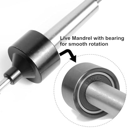 PM-002/MT1 Pen Mandrel Kit with 5pc Bush, 7mm Drill Bit and Mandrel Saver, MT1 for woodturning. - color: Mt1 Pen Mandrel Kit