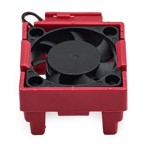 Plastic RC ESC Cooling Fan #3340 RC Spare Parts for TRAXXAS VXL-3S Slash/Rally/Bandit/Stampede RC Car (Red) - color: Red