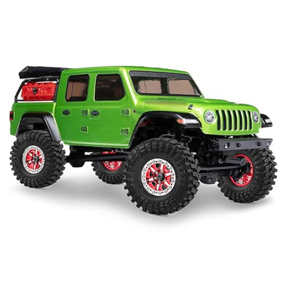 1.3" Wheels and Tires 70mm (2.76in) for SCX24 TRX4M 1/18 1/24 RC Crawler Upgrade Parts (Red, 4Pcs) - color: Red-3