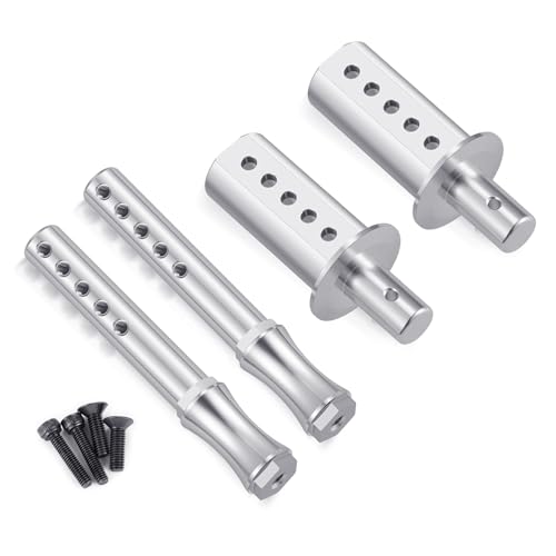 RC Car Front Shell Holder Column Mounts Aluminum Front Body Post Set with Screws Compatible with 1/7 HOBAO VTE2 RC Car