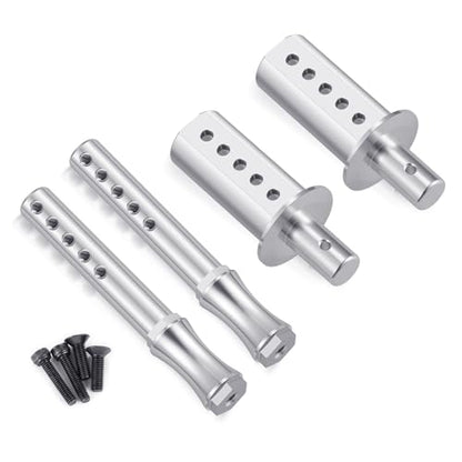 RC Car Front Shell Holder Column Mounts Aluminum Front Body Post Set with Screws Compatible with 1/7 HOBAO VTE2 RC Car