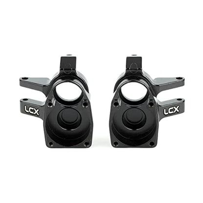LCX Racing 1/10th RC Crawler Car Front Portal Axles Aluminum Steering Knuckles for Axial SCX10 III AXI03007 Capra UTB10，Upgrades Parts Accessories
