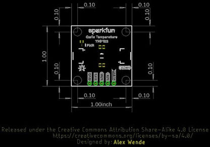SparkFun Digital Temperature Sensor - TMP102 (Qwiic) - Use with 3.3V | Compatible w/ Arduino & other Single-board computers Easy-to-Use I2C sensor Plug-&-Play breakout board Runs 1.4-3.6V input