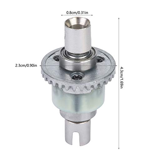 Alloy Differential Assembly for 1/18 RC Truck 9300-9304, High Precision RC Car Upgrade Part, Lightweight Metal Gear Diff with Smooth Power Transfer for PXtoys High -