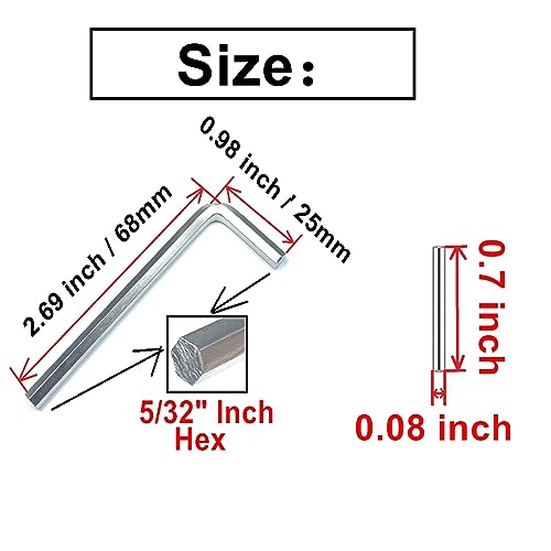 Spring Hinge Tension Pin Replacement Kit.42pcs Stainless Steel Shelf Pins and 4pcs Hex Wrenches,Metal Dowel Pegs Shelf Support Pins Kit for Self Closing Door Hinges Garage Door Closer Hinge