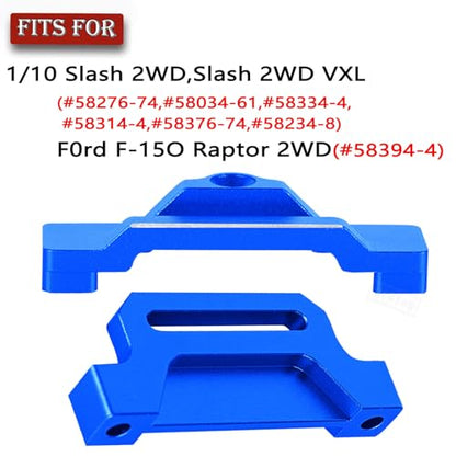 RC Upgrades Part Aluminium Alloy Battery Mount Plate Tray Battery Holder Mount for 1/10 Slash 2WD/Slash 2WD VXL/F0rd F-15O Raptor 2WD,Tall Battery Holder Mount Hold Down,Navy Blue(#5827) - color: Navy Blue- (Upgrades Part)