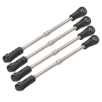 4Pcs Adjustable Rear Upper Suspension Arm Linkage, Metal Tie Rod for 1/10 RC Car Truck, with 93-102mm Range, Compatible with M3 Hex Screws