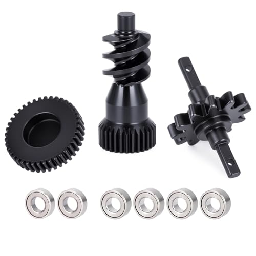 RC Cars Models Parts for Bronco for Wrangler SCX30 1/30 Rc Car Replacement Parts Carbon Steel Transmission Gearbox Gear Set with Bearings Crawler