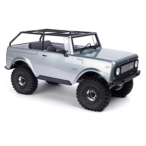 Redcat Racing Gen9 Scout 800A 1/10 Scale Trail RC Truck Crawler, 4WD Electric, 2-Speed Transmission, Portal Axles, Licensed International Body, Waterproof ESC, RTR Remote Control Truck - Graphite