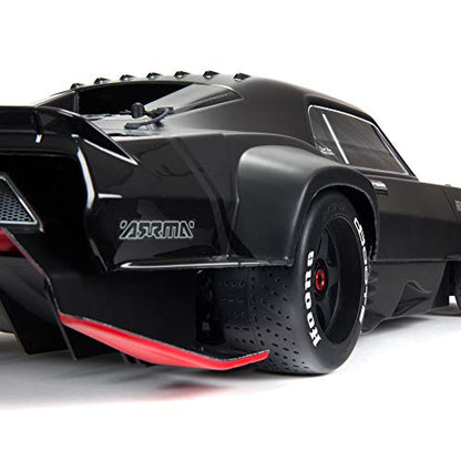 ARRMA 1/7 Felony 6S BLX Street Bash All-Road Muscle Car RTR (Ready-to-Run Transmitter and Receiver Included, Batteries and Charger Required), Black, ARA7617V2T1 - color: Black