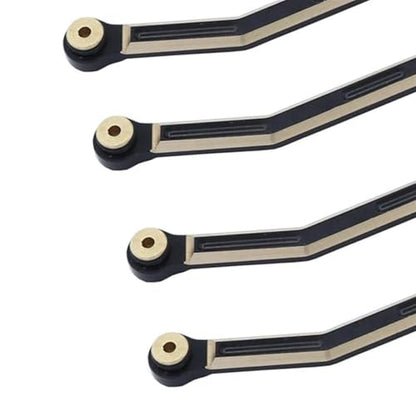 Front Rear Drive Shaft for AXIAL AX24 1/24 RC Crawler Car Replacement Upgrade Parts 8Pcs Metal Chassis Link Set Rod Linkage Links