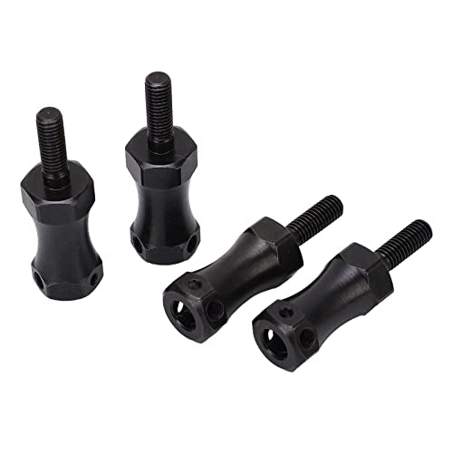Wheel Hex Hub Extension Adapter, Extension Hex Drive Adapter, RC Extended Wheel Hex Coupler Steel 12mm Diameter Extension Adapter Combiner for 1/10 RC Cars