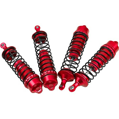 Full Metal Front & Rear Shock Absorber Adjustable Damper Shocks Compatible with Arrma 1/8 Kraton Outcast Notorious 6S BLX RC Car