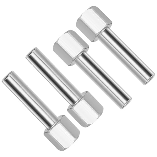 MOHERO Metal Center Nuts for 1/10 RC Crawler Car SCX10 Wraith 12mm Wheel Hub Hex Drive Adaptor 25mm Extension (25mm) - color: 25mm