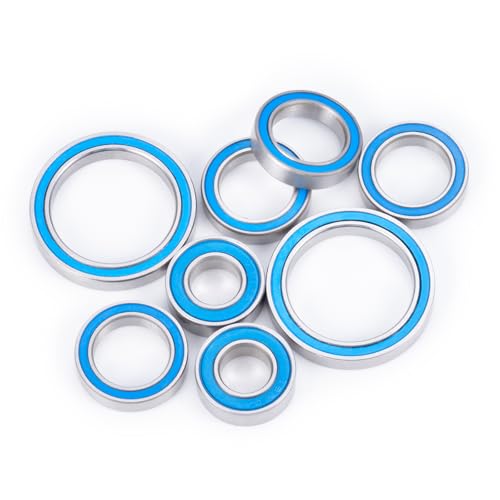 45Pcs P6 Steel Rubber Sealed Bearing Kit for 1/10 Tra-xxas Summit | RC Crawler Upgrade Parts
