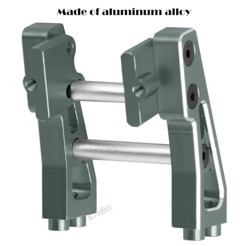 RC Aluminum Adjustable Wing Mount Upgrades Part for 1/14 Typhon Grom 223S (ARA2306,ARA2306s,ARA2106) RC Car,Adjustable Wing Mount Hops Up,Titanium - color: Titanium-(upgrades Part）