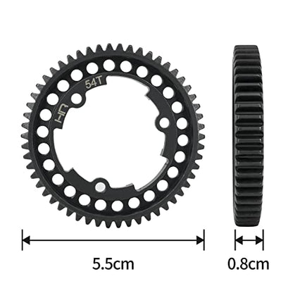 6448 54T 1 Mod Hardened Steel Spur Gear for Traxxas 1/10 E-Revo 2.0 VXL 1/5 X-Maxx Maxx 1/7 XO-1 (54T) - color: 54T