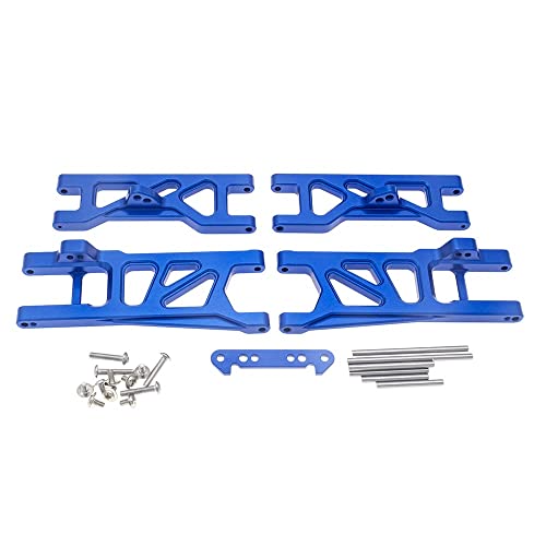 4Pcs Aluminum Front & Rear Suspension A Arms Set for 1/10 ECX 2WD Series RC Car Upgrade Parts-Replacement of ECX1018，ECX1019
