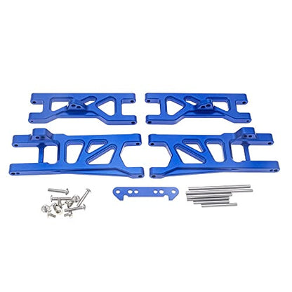 4Pcs Aluminum Front & Rear Suspension A Arms Set for 1/10 ECX 2WD Series RC Car Upgrade Parts-Replacement of ECX1018，ECX1019