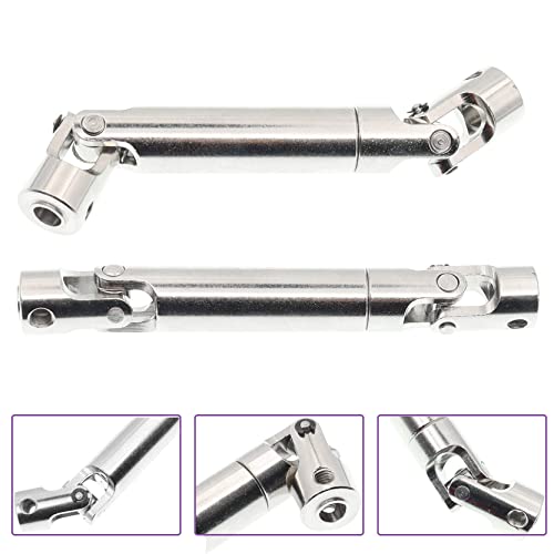 2Pcs Treehobby Stainless Steel Centre Drive Shaft CVD Drive Shaft 110mm-155mm Compatible with Axial Tamiya RC4WD D90 90028 SCX10 SCX0016 1/10 RC Off-Road Crawlers Car