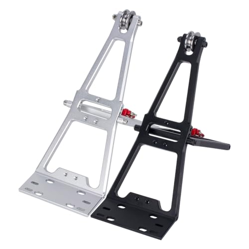 RC Serve Rescue Tow Truck Wrecker KIT DIY Tool for 1/10 RC Crawler Car Axial SCX10 TRX4 Capra D90 LCG Chassis Part (Black) - color: Black